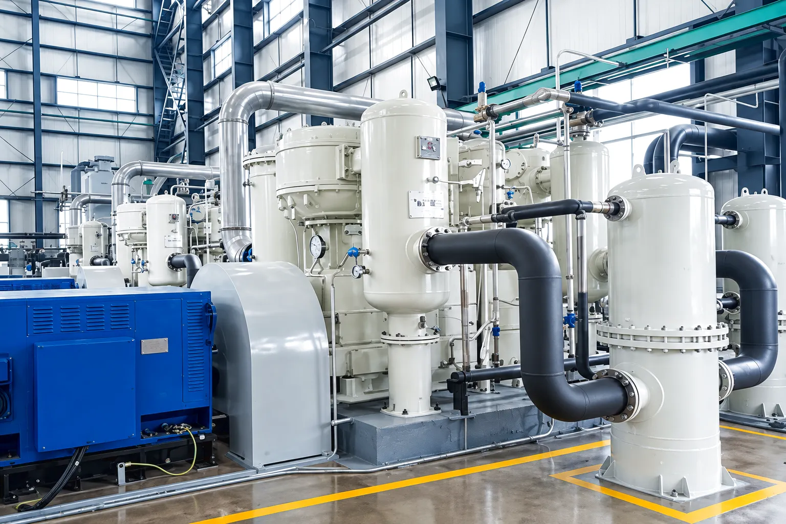 Air Separation Unit for Oxygen/Nitrogen/Argon Compression