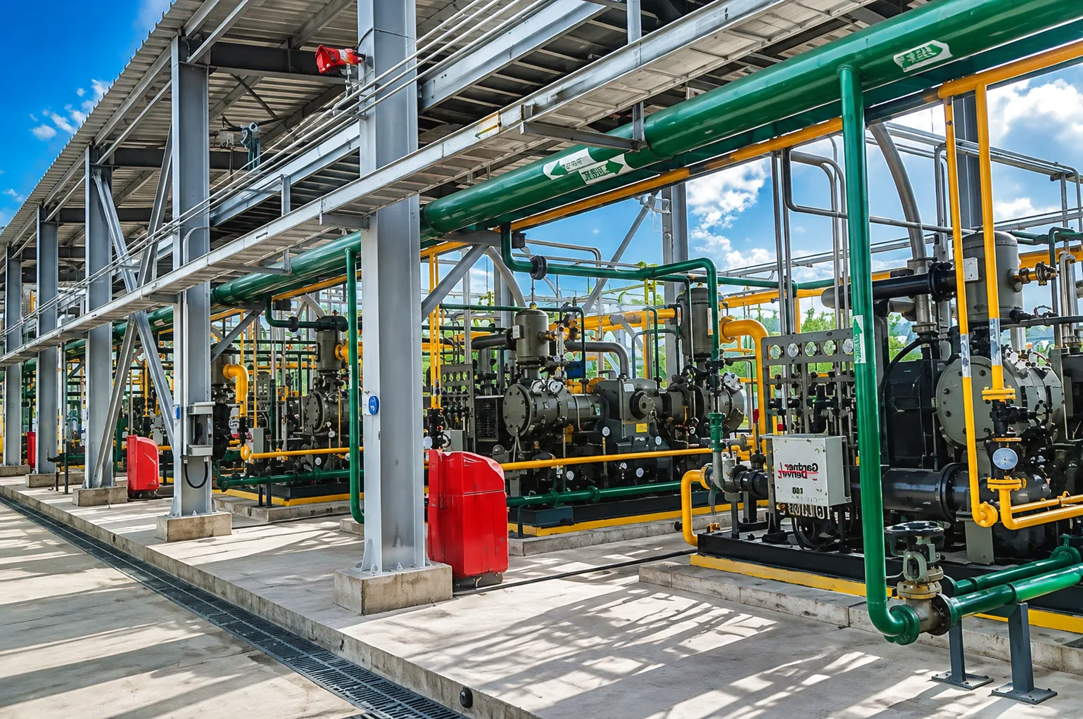 Pure acetylene gas / acetylene mixed gas compressor
