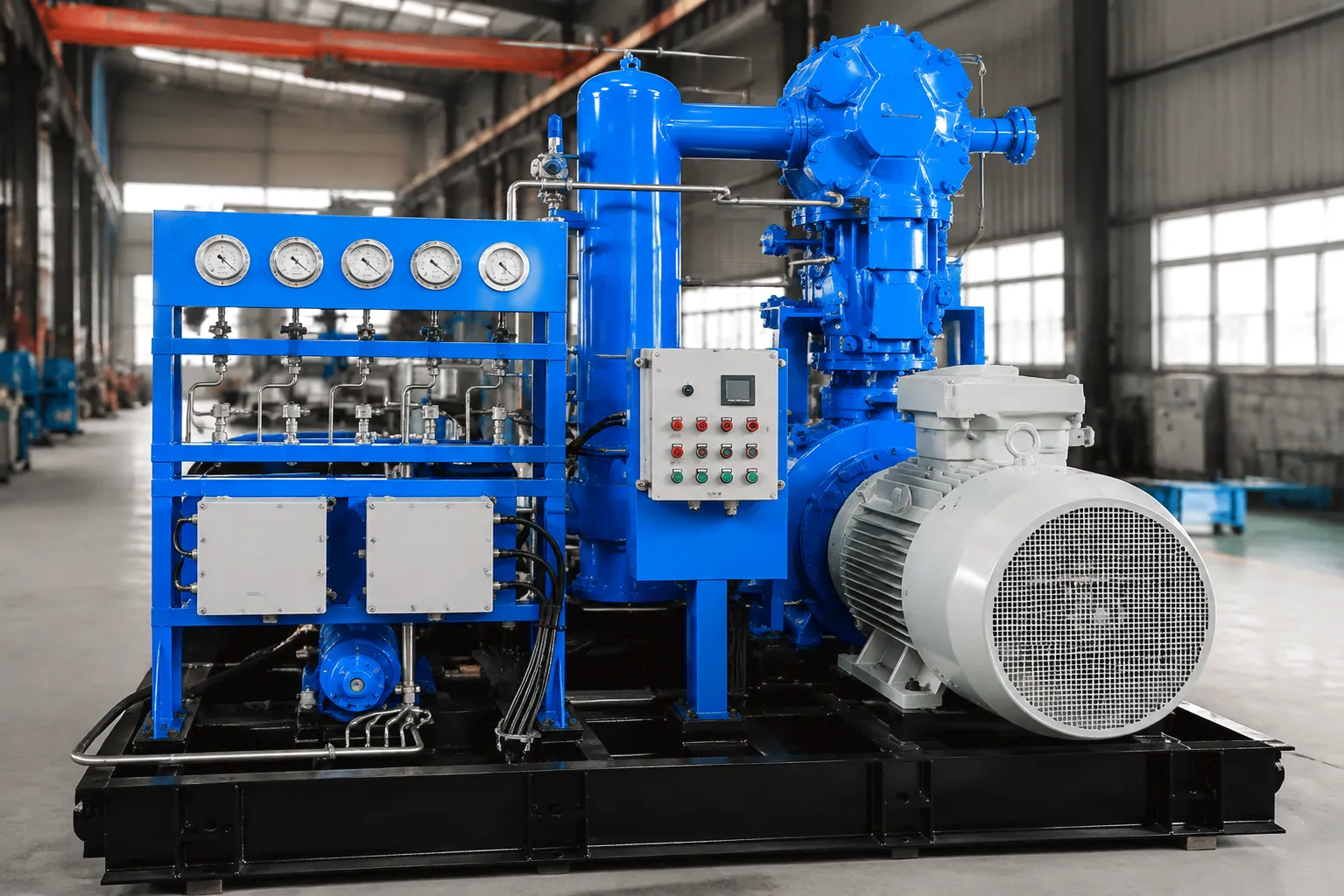 LW-6.85/16-24 Liquid Ammonia Unloading Vehicle Air Compressor